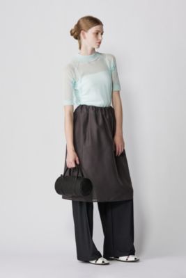AMOMENTO(アモーメント)のSHIRRING ORGANZA SKIRT通販