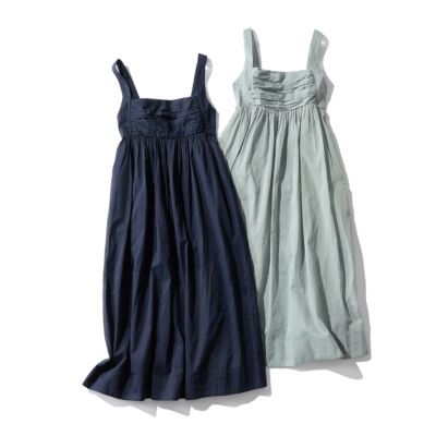 ne Quittez pas(�k�L�e�p)/�y�u�����_����ʒ��zCOTTON ORGANZA SLEEVELESS DRESS