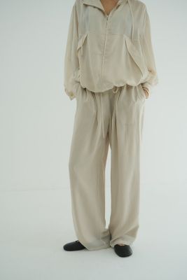 パンツ CLANE SHEER AIRY PANTS セール】【CLANE/クラネ】SHEER AIRY PANTS/シアーエアリー