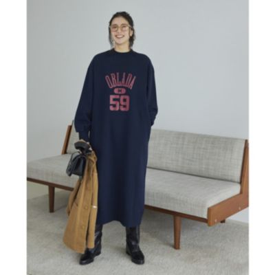 Oblada(オブラダ)のCOLLEGE SWEAT DRESS通販 | 集英社HAPPY PLUS STORE