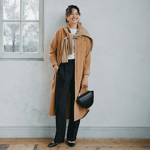 モデル身長172cm camel/S HPS掲載