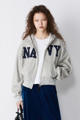 INSCRIRE(アンスクリア)のNavy Zip Hoodie通販 | mirabella（ミラベラ