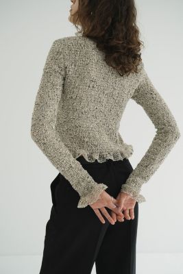 CLANE(クラネ)のMIX MESH GATHER SHIRT通販 | 集英社HAPPY PLUS