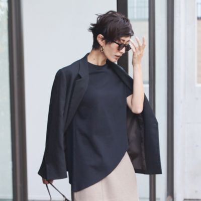 デイリーに楽しめる本格ジャケット、今年はブラウンで更新！　すっきり見えダブルテーラードジャケット