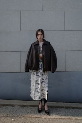 CLANE(クラネ)のFAKE LEATHER BALLOON JACKET通販 | mirabella