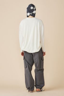 モデル身長177cm WHITE/OS