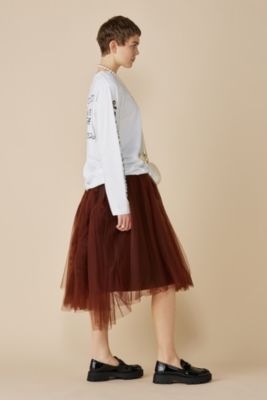 SIMONE ROCHA(シモーネ ロシャ)のPILLOWCASE LOGO PRINT LONG SLEEVE T