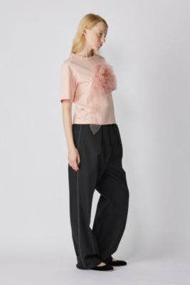 【paris】Chika Kisada チカキサダ　チュールTシャツ CHIKA KISADA(チカ キサダ)のチュールTシャツ通販 | mirabella