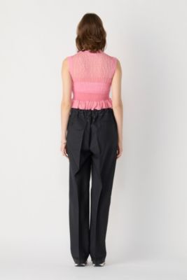 CECILIE BAHNSEN(セシリエ バンセン)のCELIA VEST SHEER SUMMER KNIT