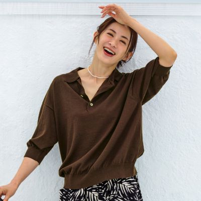 Oblada(オブラダ)のSUMMER HENRY POLO KNIT通販 | 集英社HAPPY PLUS STORE