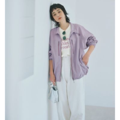 モデル身長:170cm/ホワイト×シーフォグ/L/ LEE掲載