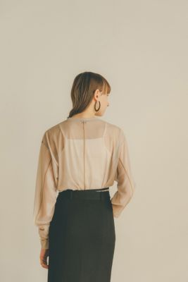 数量は多い CLANE LINE SHEER L/S TOPS クラネ 新品 Tシャツ