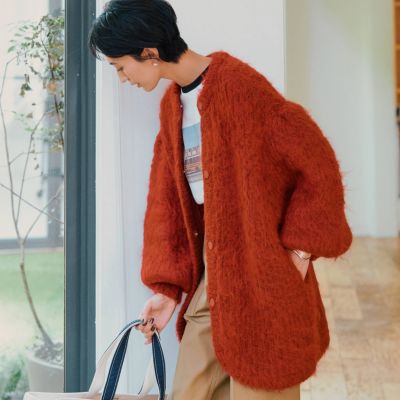 CLANE(クラネ)のCOLOR MOHAIR SHAGGY CARDIGAN通販 | mirabella