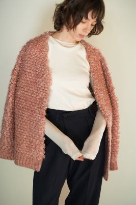 CLANE(クラネ)のMIX LOOP MOHAIR KNIT CARDIGAN通販 | mirabella