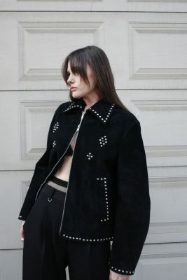 ジャケット・アウター CLANE SUEDE STUDS BLOUSON CLANE(クラネ)のSUEDE STUDS BLOUSON通販 | 集英社HAPPY PLUS STORE