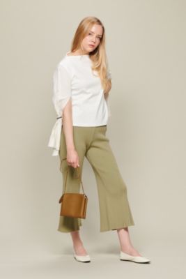 AKIRANAKA Carmela flare knit pants