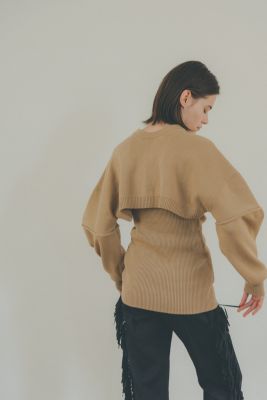 CLANE(クラネ)の3WAY ARRANGE SEPARATE KNIT TOPS通販 | mirabella