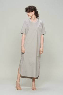 SEYA. T－DRESS／SILK ＆ COTTON BLEND