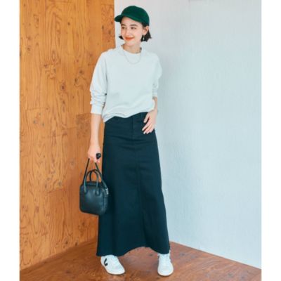 MOTHER(マザー)の【日本別注】THE CIRCLE MAXI FRAY SKIRT通販