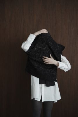 CLANE(クラネ)のSIDE ZIP TWEED KNIT VEST通販 | 集英社HAPPY PLUS STORE