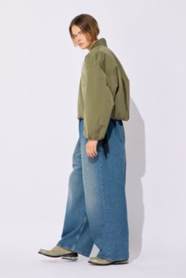 GANNI(ガニー)のLight Twill Oversized Short Bomber Jacket通販
