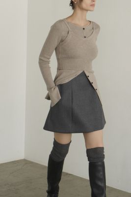 CLANE(クラネ)のCONSTRUCTIVE MINISKIRT通販 | 集英社HAPPY PLUS STORE