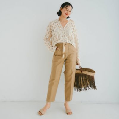 ブラウス シャツ 「追加」Uhr / ウーア 別注Lace Foodie Tops レディース Uhr(ウーア)のLace Foodie Tops通販 | 集英社HAPPY PLUS STORE