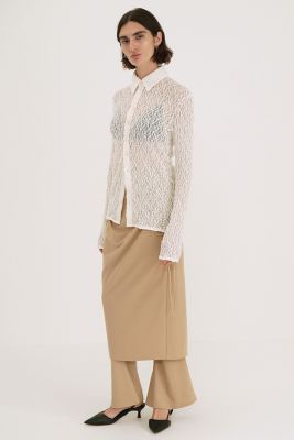 CLANE(クラネ)のLADY LACE SHIRT通販 | 集英社HAPPY PLUS STORE