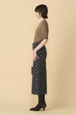 ブラミンク　フラワージャガードストラップ　トップス　38 コットンシルク混フラワージャガードブラウス｜大丸松坂屋オンライン