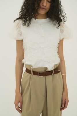 20-60代 人気ファッションブランド CLANE(クラネ)のTULLE VEST 集英社HAPPY | TOPS通販 LAYERED トップス