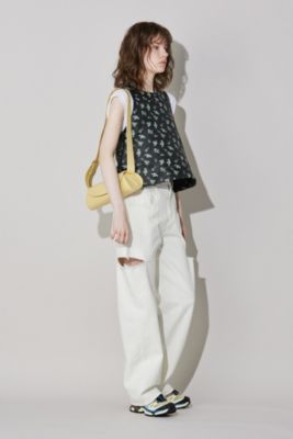 ブラウス シャツ GANNI / ガニー Floral Jacquard Sleeveless Open Ne レディース GANNI / ガニー Floral Jacquard Sleeveless Open Ne（シャツ
