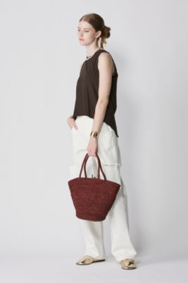 pelleq(ぺレック)のdouble layered back open sleeveless通販