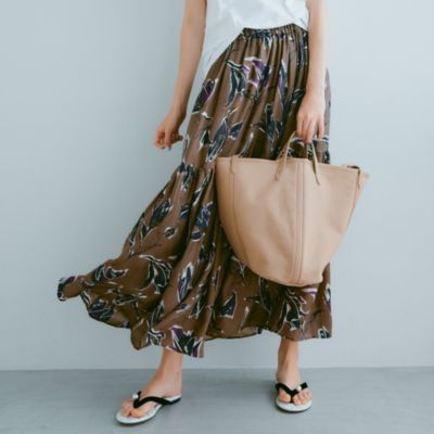 値下げ↓SACRA 今期 サクラ HPS別注 ティアードスカート 花柄 値下げ↓SACRA 今期 サクラ HPS別注 ティアードスカート 花柄