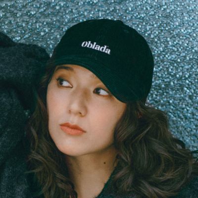 週末まで値下完売【Oblada】CORDUROY CAP oblada - CORDUROY CAP / コーデュロイキャップ / ブラック