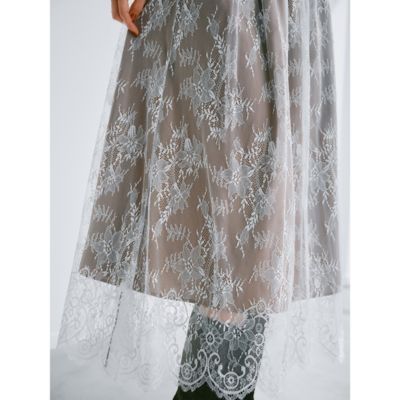 【大草直子さん着用】ホワイトレースタイトスカート GALLARDAGALANTE（ガリャルダガランテ）の「【大草直子さんコラボ