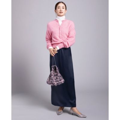 【Marisol別注】サテンドローストリングスカート／BRILL 