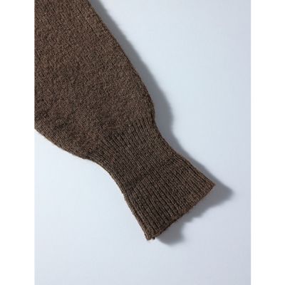 12closet(トゥエルブクローゼット)のモヘア混ライン入りカーディガン