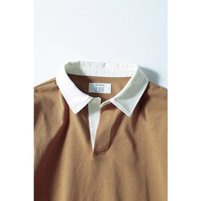 12closet(トゥエルブクローゼット)の【洗える】ラガーシャツ風トップス