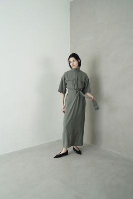 CLANE(クラネ)のHALF ZIP MILITARY ONE PIECE通販 | mirabella