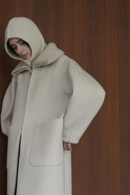 CLANE(クラネ)のRIB COLLAR WOOL LONG COAT通販 | mirabella（ミラベラ