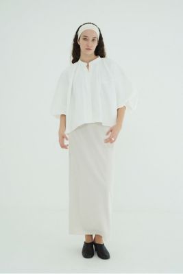 トップス CLANE VOLUME SELEEVE STAND NECK SHIRT CLANE(クラネ)のVOLUME SELEEVE STAND NECK SHIRTS通販 | mirabella