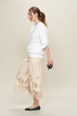 seebychloe☆シーバイクロエ★パンツ★グレー★ウール★裾リブ SEE BY CHLOE(シーバイクロエ)のTrousers通販 | mirabella