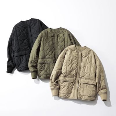 CALUXのQUILTED JACKET（リバーシブル仕立て）