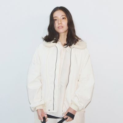 【中古】23AW エムティーモデリスト mtmodelist MA1 ブルゾン ジャケット ドルマンスリーブ 1 白 ホワイト MB-J07-117 mtmodelist(エムティーモデリスト)のドルマンスリーブMA1通販 | 集英社