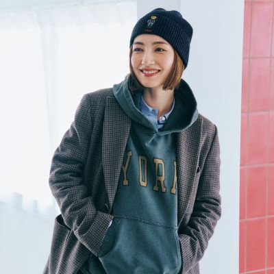 REMI RELIEF(レミ レリーフ)の【洗える】SP加工裏毛パーカー（YORK