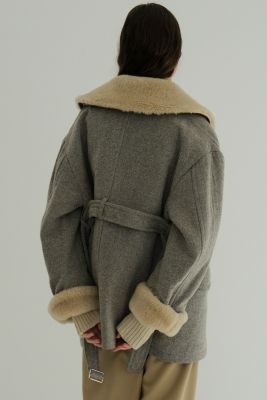 CLANE(クラネ)のBOA COLLAR MILITARY COAT通販 | 集英社HAPPY
