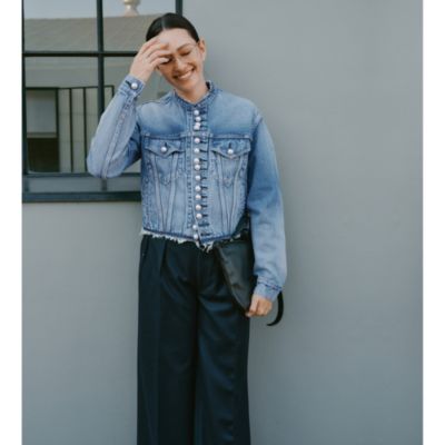 CINOH(チノ)のDENIM PEARL BUTTON JACKET通販 | 集英社HAPPY PLUS STORE