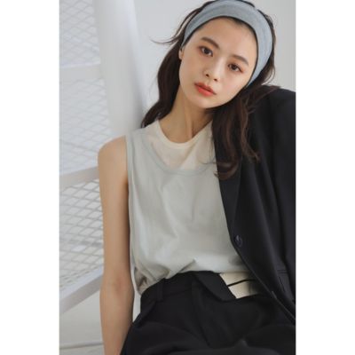 集英社HAPPY PLUS STOREsuadeo（スアデオ）/レイヤードタンク＆ロンT3点セット