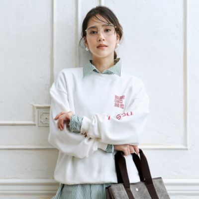 SHINZONE HOLIDAYSWEATSHIRT プリントスウェットシャツ Shinzone｜プリントスウェットシャツ HOLIDAY SWEAT SHIRT