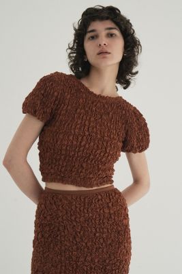 CLANE(クラネ)のW FACE SHIRRING TOPS通販 | 集英社HAPPY PLUS STORE